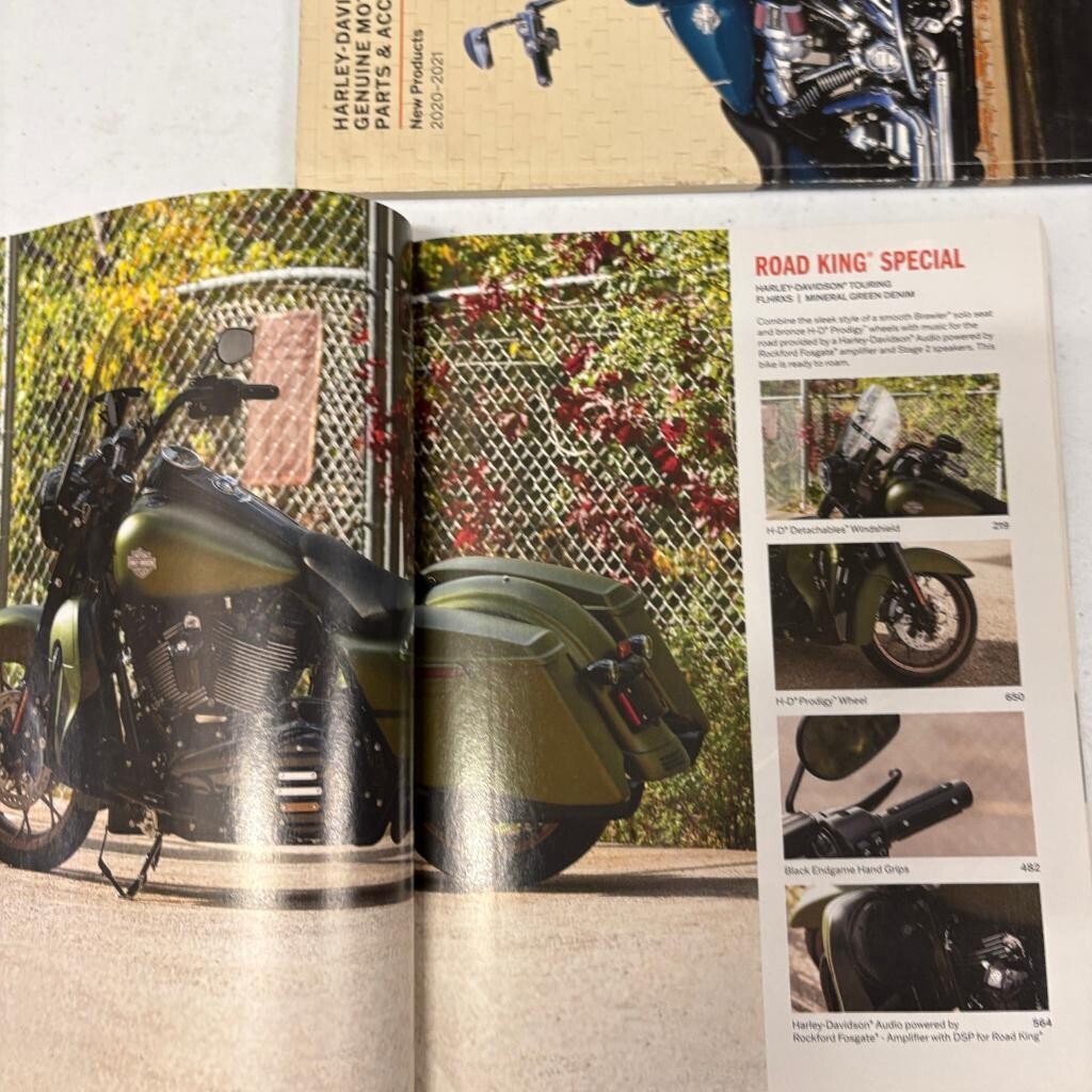 Harley-Davidson Parts and Accessories Catalog Lot 2020 2021 2022 Screamin Eagle