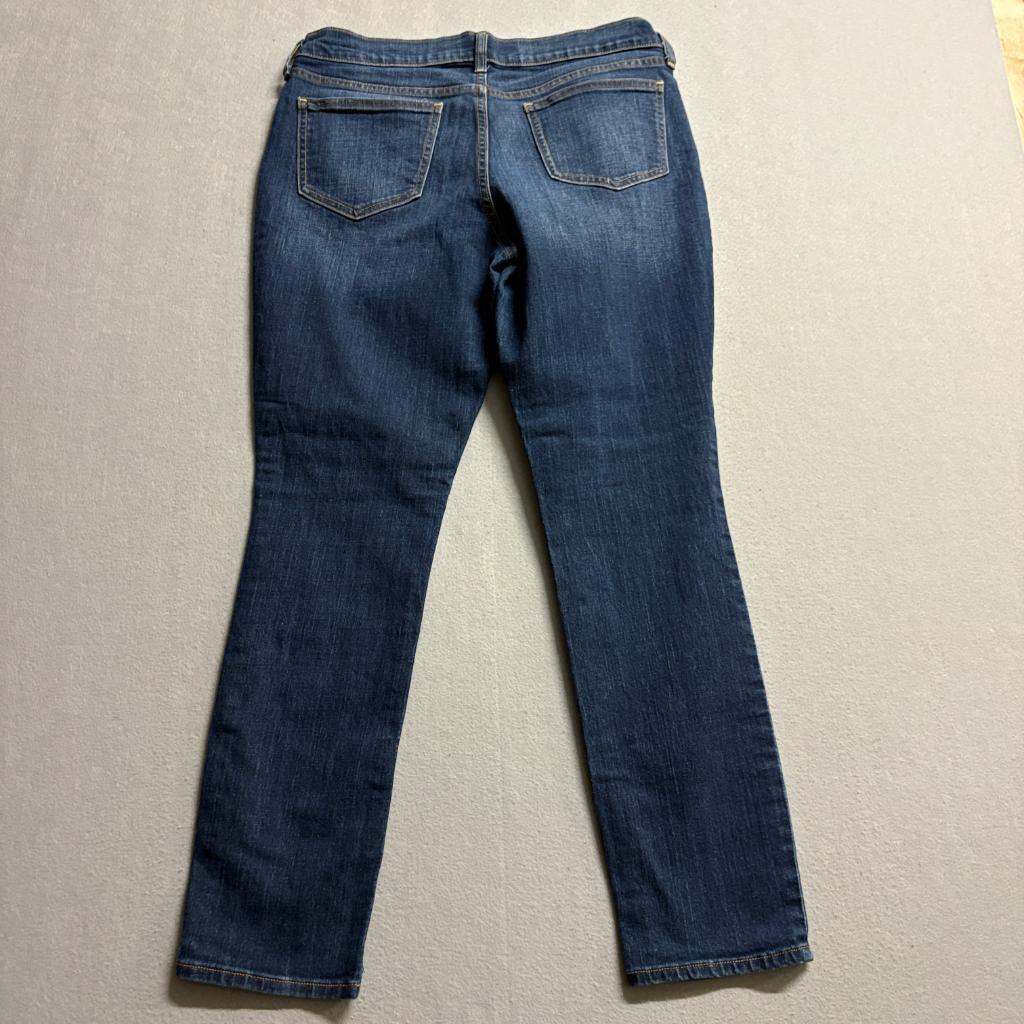 Old Navy The Sweetheart Jeans Womens 8 Short Blue Denim Mid Rise Straight Leg