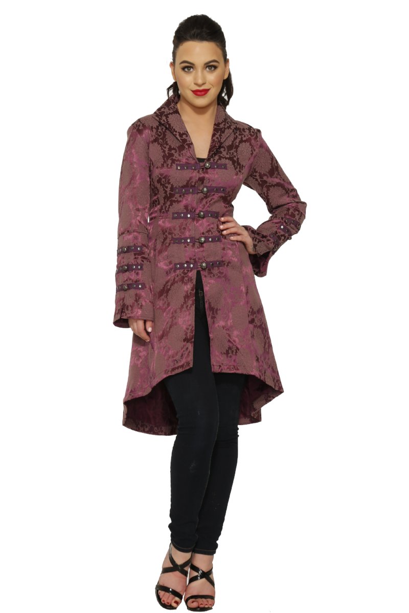 10193 Midnight Stroll Coat in Purple