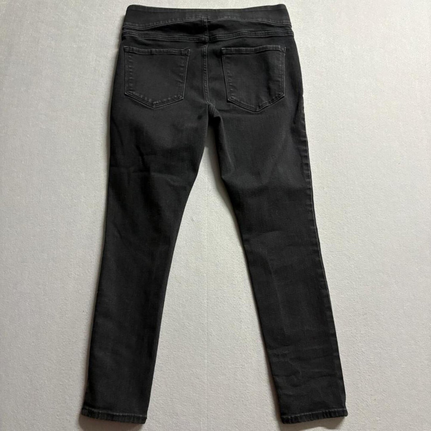 Old Navy Rockstar Super Skinny Jeggings Womens 12 Petite Black Mid Rise Stretch