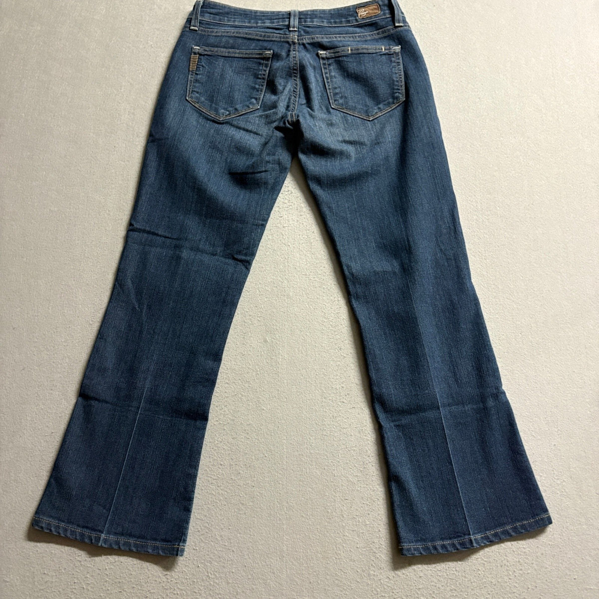 Paige Denim Canyon Bootcut Jeans Womens 27 Medium Wash Stretch Blue Low Rise USA