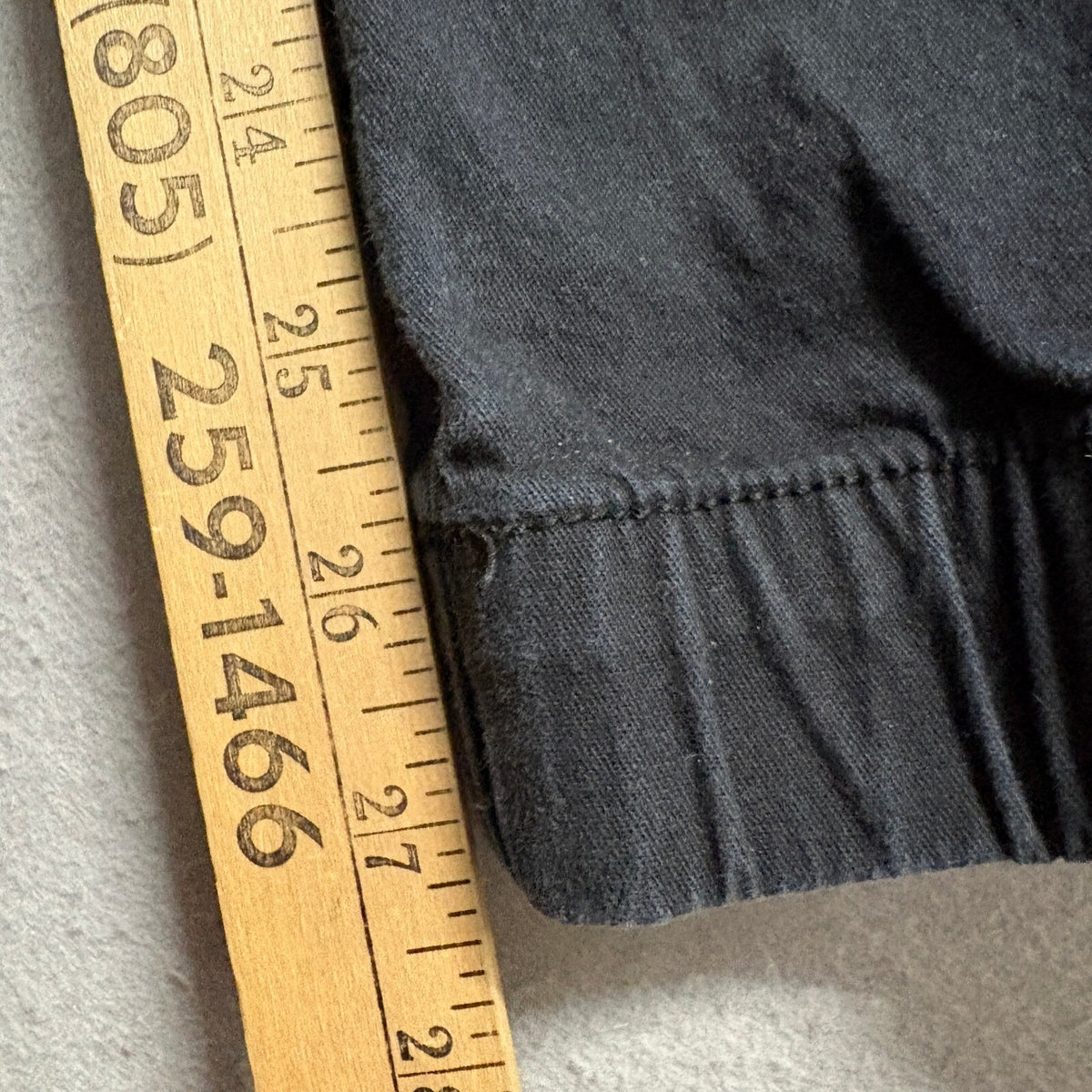 H&M Divided Mens Jogger Pants Size 34 Black Cotton Blend Drawstring Elastic