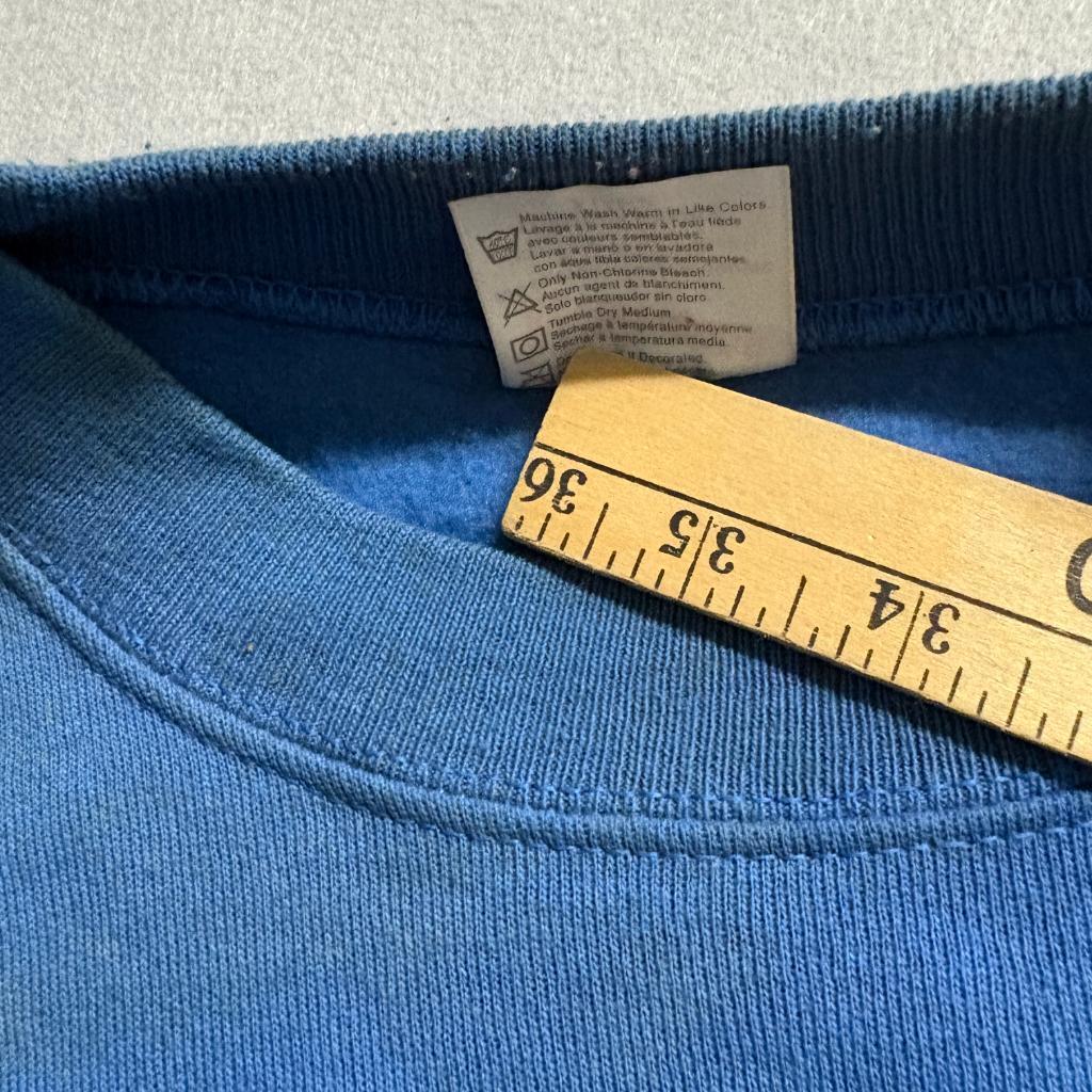 Vintage Los Angeles Rams Hanes Sweatshirt Mens XL Blue Crewneck NFL USA Made