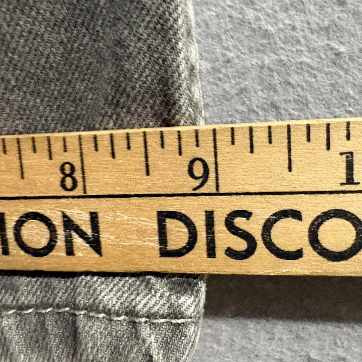 Levi's 569 Loose Straight Jeans Mens 34x34 Gray Denim Pants Actual 34x30.5