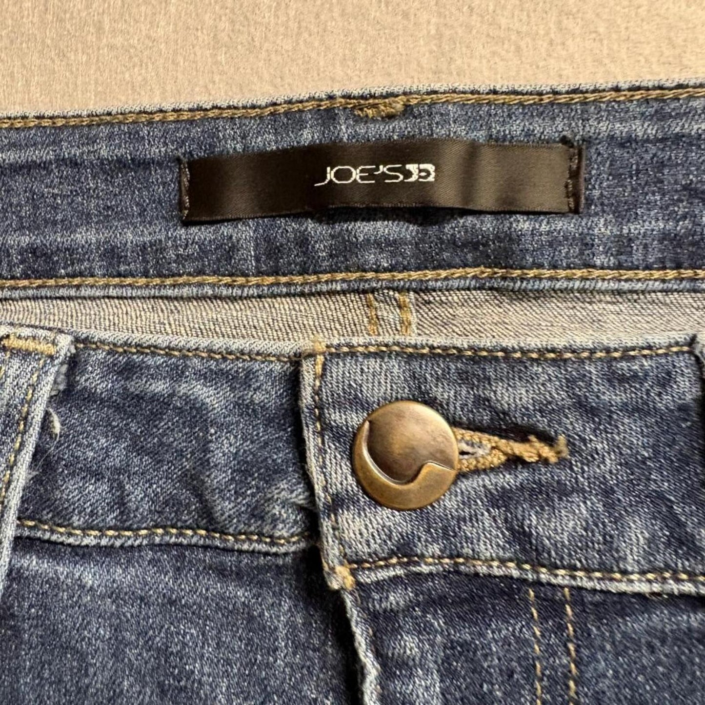 Joe's Jeans The Skinny Womens Size 31 Blue Denim Stretch Slim Leg Jeans