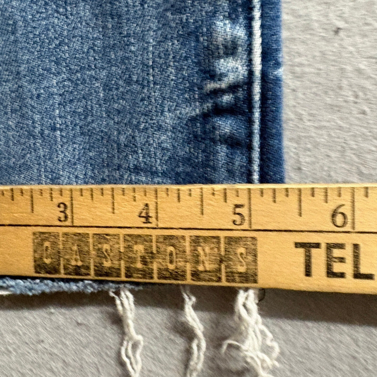 Judy Blue High Waist Raw Hem Ankle Straight Jeans Womens Size 9/29 JB88525 Blue