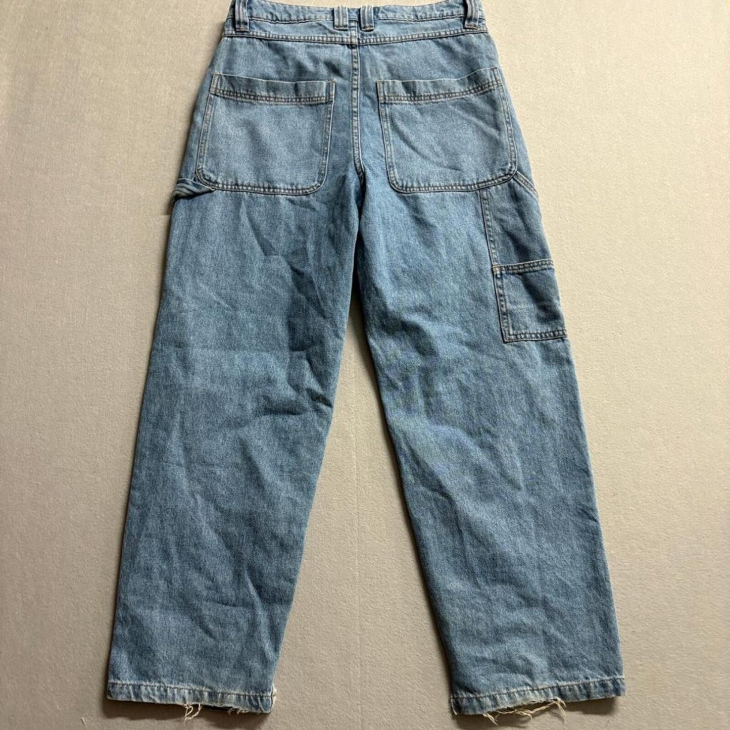 Empyre Relaxed Fit Carpenter Jeans Mens 28 Blue Denim Skate Y2K Utility Pants