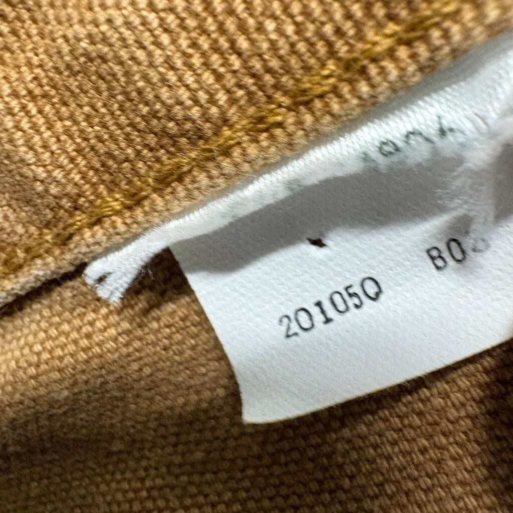 Vintage Carhartt Double Knee Pants Mens 36x28 Brown Cotton Duck Canvas Workwear