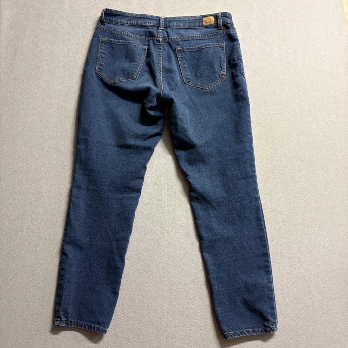 Jordache Super Skinny Jeans Womens Size 12 Dark Wash Blue Denim Stretch