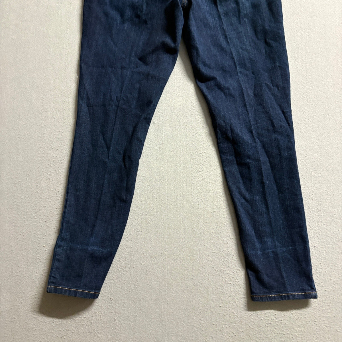 Seven7 Womens Tummyless High Rise Skinny Jeans Size 10 Dark Wash Stretch Denim