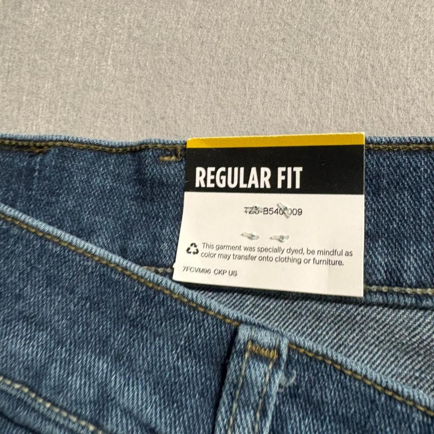 Lee Regular Fit Straight Leg Jeans Mens 42x30 Blue Comfort Stretch Denim New