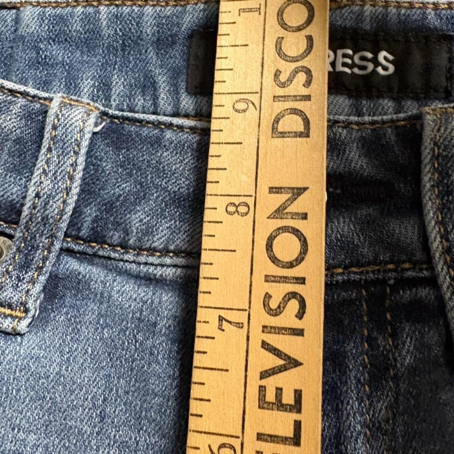 Express Jeans Mens 30x30 Slim Fit Blue Stretch Soft Cotton Denim