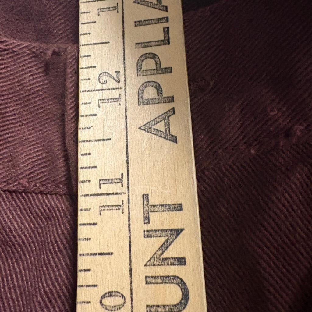 Vintage Wave Clothing Jeans Womens Size 15 Brown Denim High Rise Tapered USA