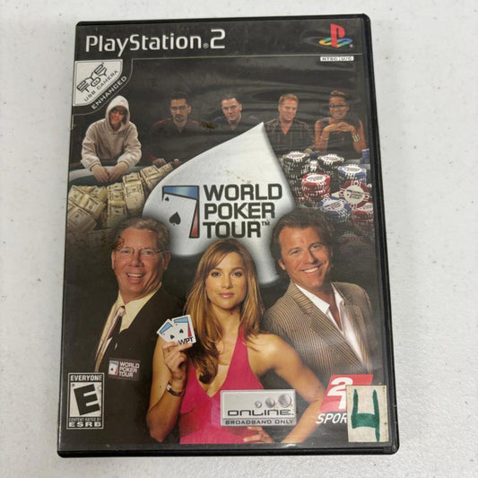 World Poker Tour PS2 PlayStation 2 Game Complete CIB Tested