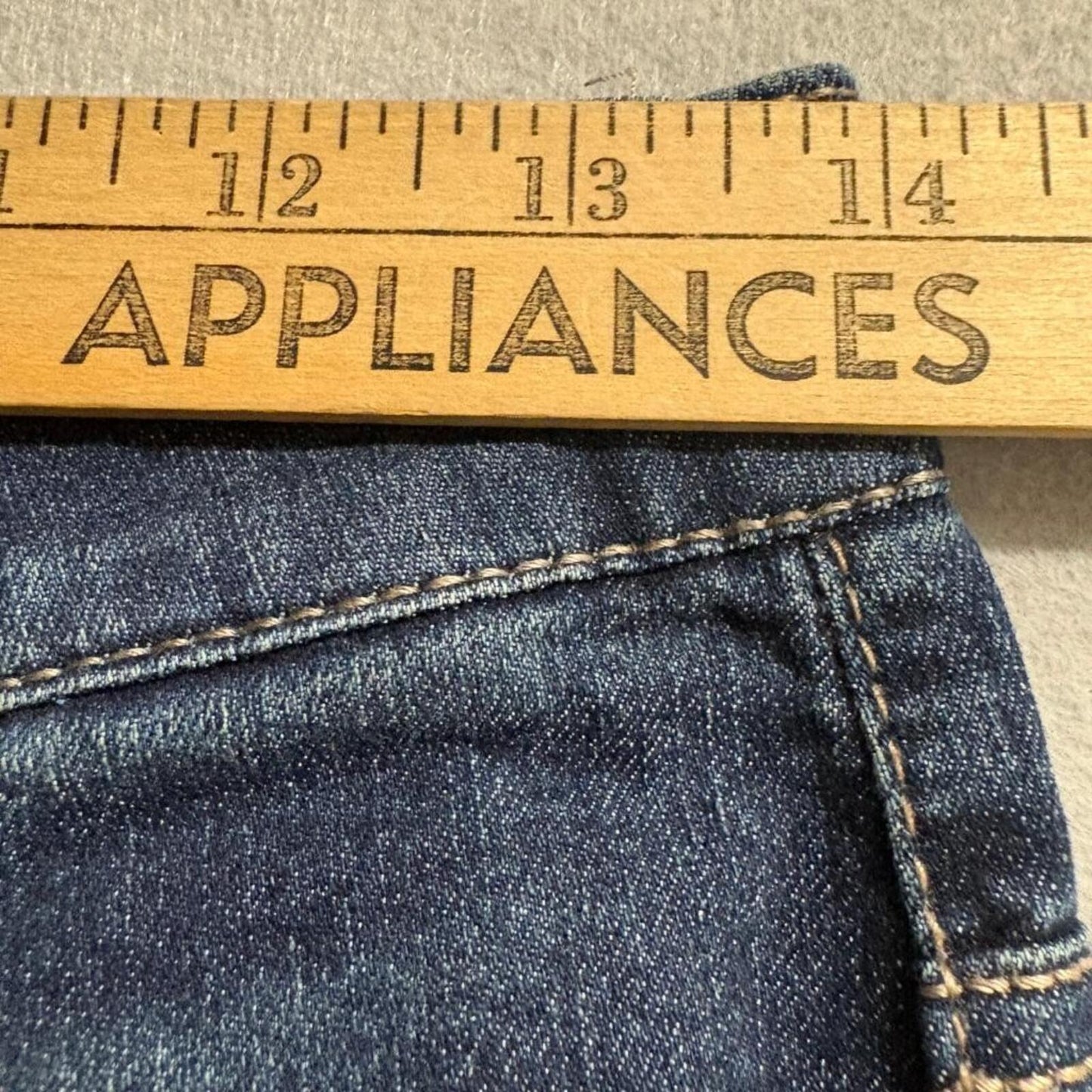 DKNY Jeans Girls Size 16 Dark Wash Blue Denim Stretch Slim Skinny Pants