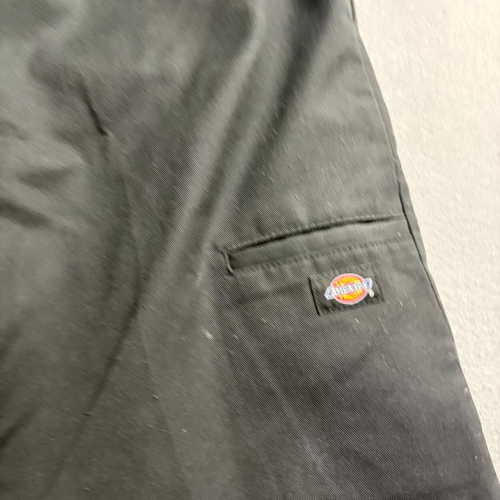Dickies 85283 Loose Fit Double Knee Work Pants Mens 34x32 Black Cargo Utility