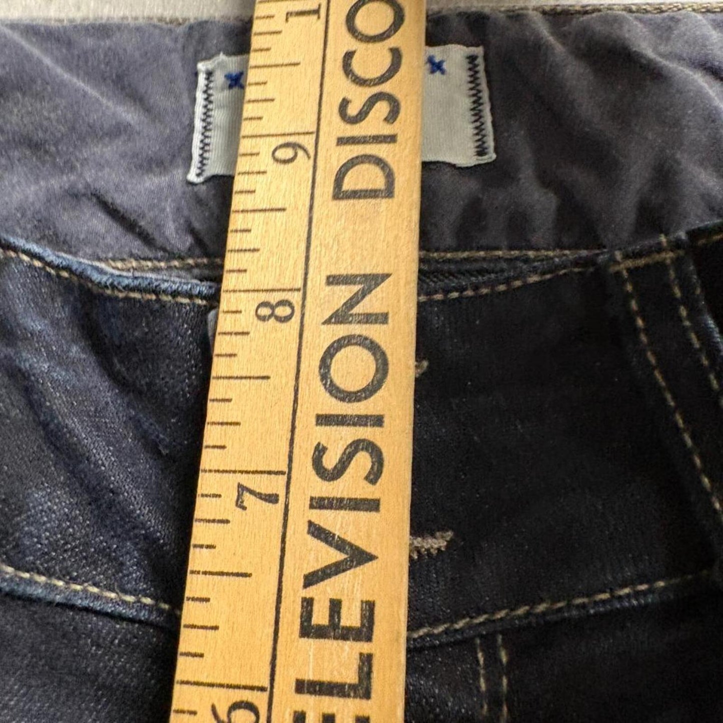 Paige Hidden Hills Bootcut Jeans Womens 26 Dark Wash Blue Denim Stretch