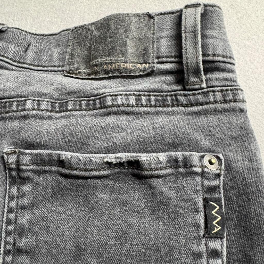 Modern American La Fayette Narrow Jeans Womens 26 Gray High Rise Slim Straight