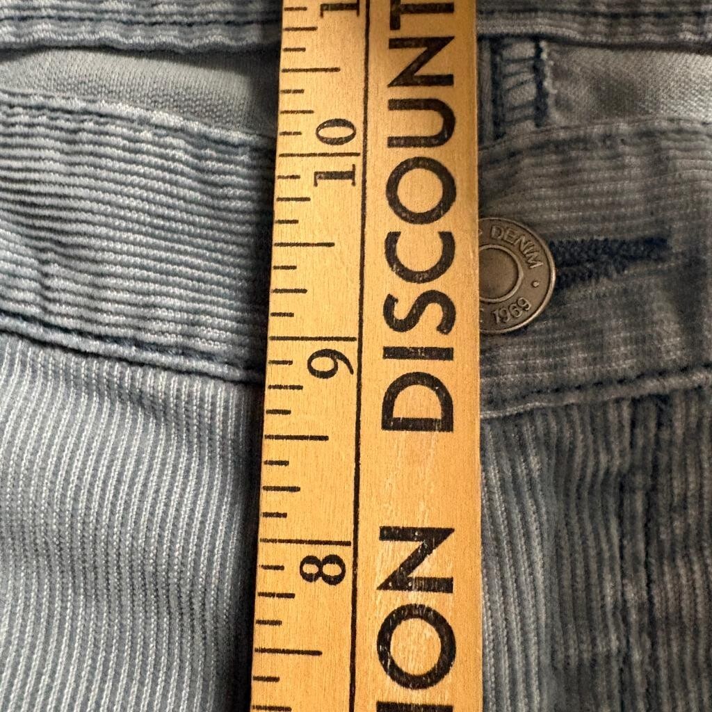 Gap 1969 Corduroy Pants Womens 29r Sexy Boyfriend Gray Blue Cord Pants