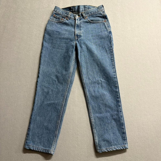 Vintage Levis 512 Jeans Womens 1 S Slim Fit Tapered Leg High Rise Denim 27x24