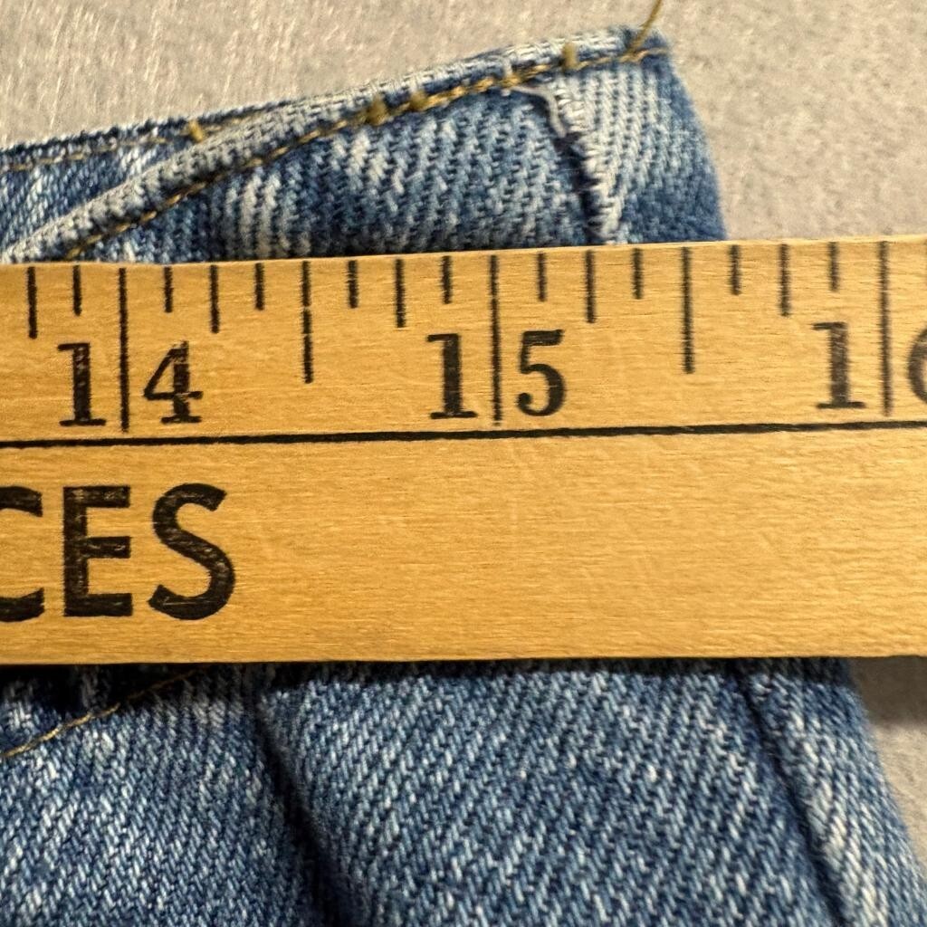 Sigrid Olsen Essentials Jeans Womens 12 Blue Denim High Rise Mom Straight Leg
