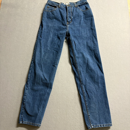 Vintage London Fog Jeans Womens 10 High Rise Tapered Leg Mom Blue Denim Cotton