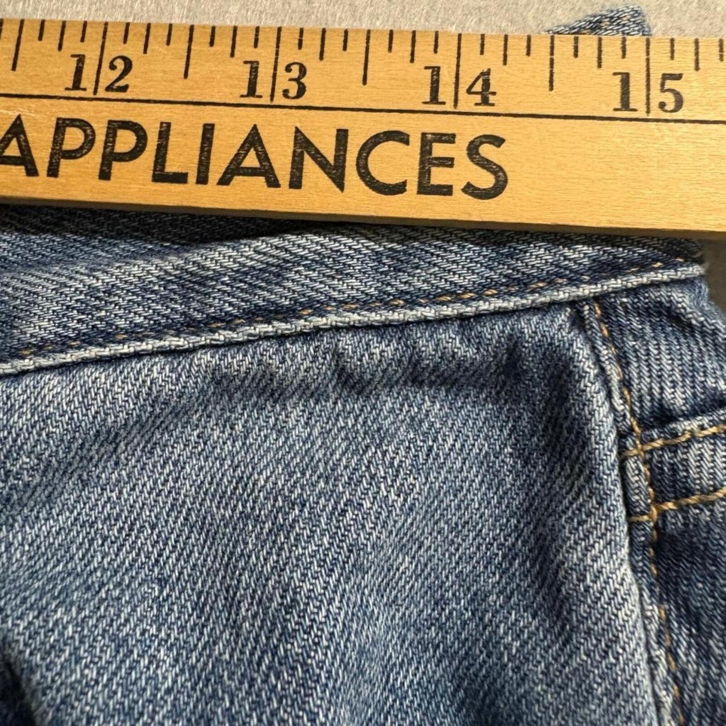Level 99 Wide Leg Jeans Womens Size 28 Blue Denim High Rise Relaxed Fit
