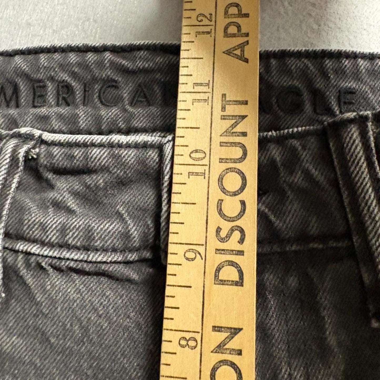 American Eagle Easyflex Jeans Mens 30x30 Gray Denim Straight Leg Stretch Pants