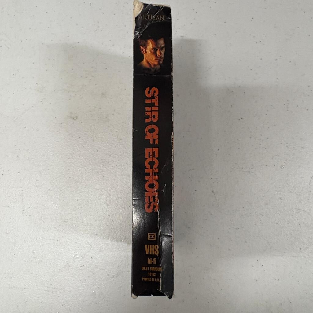 Stir of Echoes VHS 1999 Kevin Bacon Horror Thriller Movie Artisan Entertainment