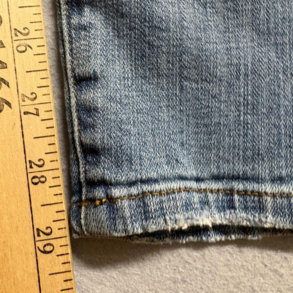Pilcro and the Letterpress Slim Boyfriend Jeans Womens 29 Anthropologie Blue
