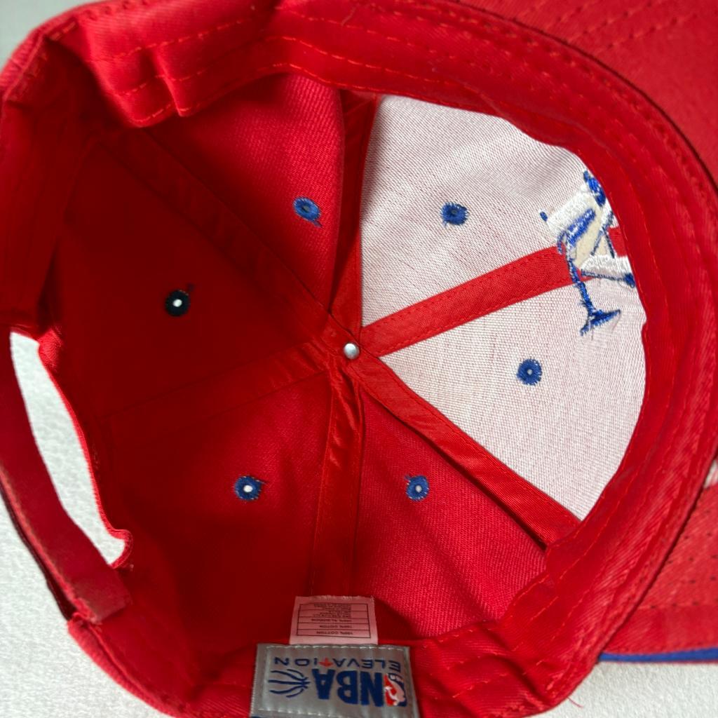 Vintage Los Angeles Clippers NBA Elevation Strapback Hat Red Blue Cap One Size