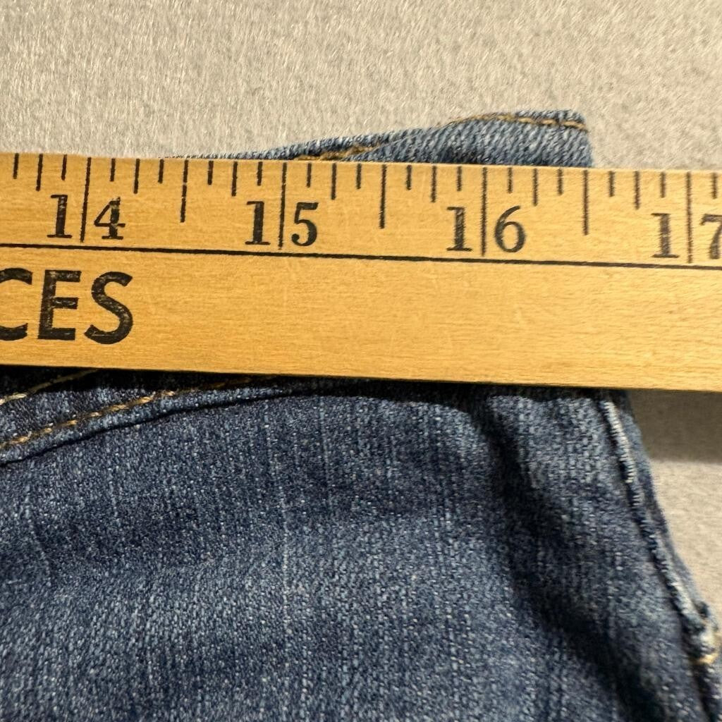 Gloria Vanderbilt The Perfect Fit Jeans Womens 12 Blue Denim Straight Leg