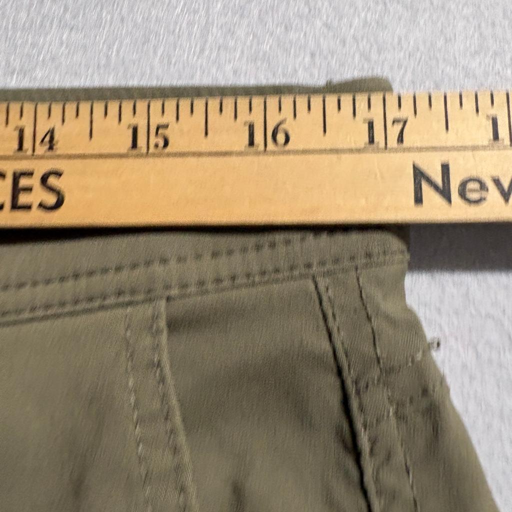 Gerry Mens Lined Hiking Pants 36x32 Green Nylon Spandex Fleece Lined Outdoor