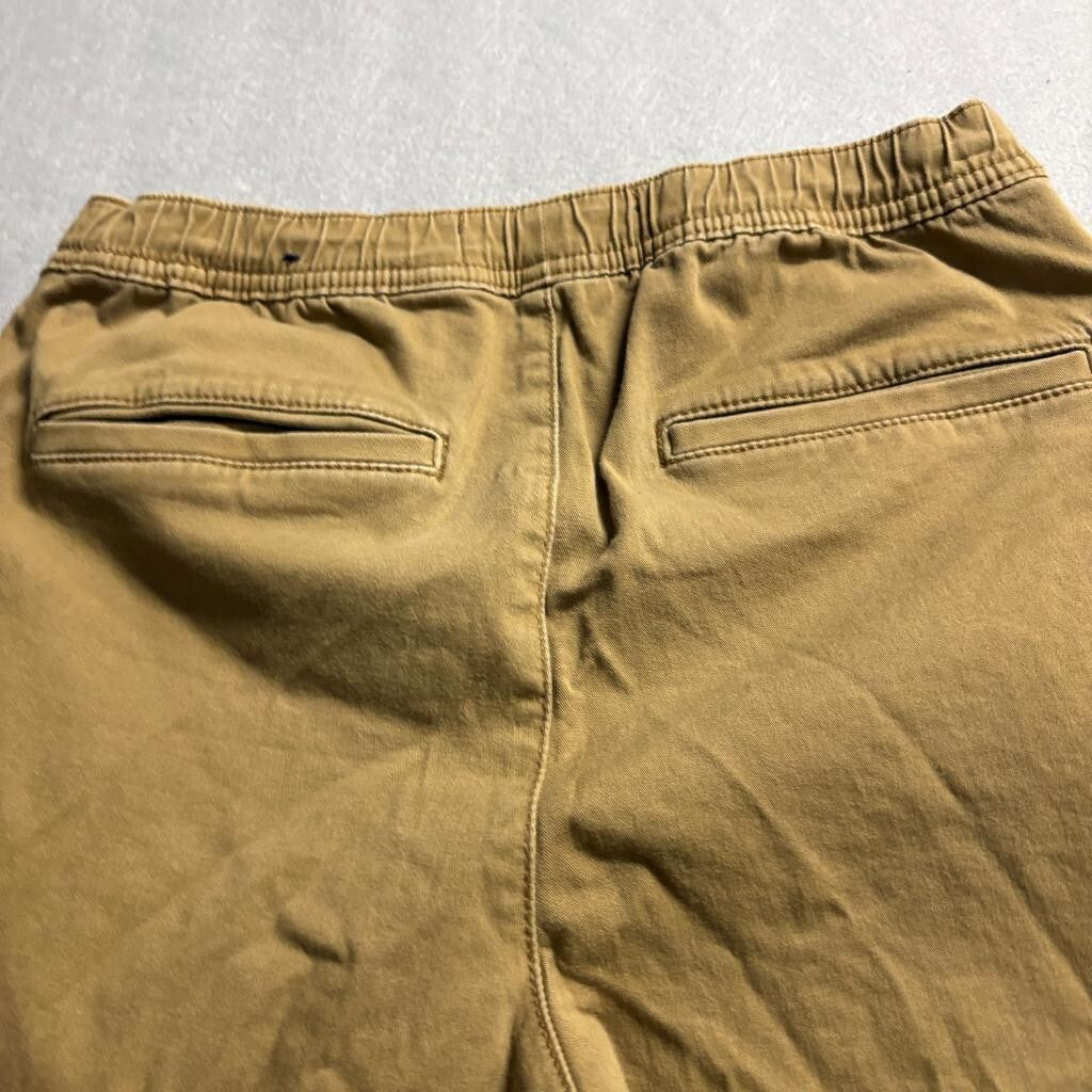 Hollister Skinny Jogger Pants Mens XS Brown Khaki Advanced Stretch Drawstring