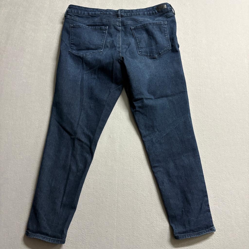 Sofia Jeans by Sofia Vergara Skinny Ankle Womens Size 16 Dark Wash Stretch Denim