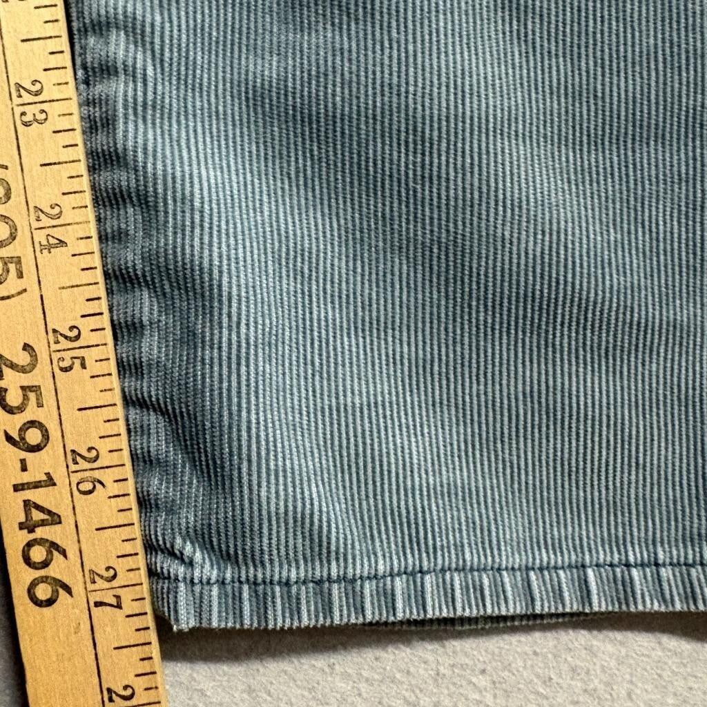 Gap 1969 Corduroy Pants Womens 29r Sexy Boyfriend Gray Blue Cord Pants