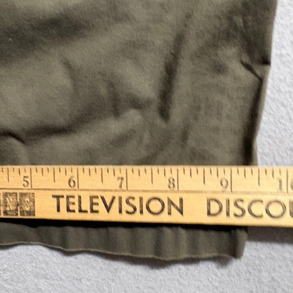 REI Womens Pants Size 6 Petites Green Cotton Blend Roll Up Convertible Hiking