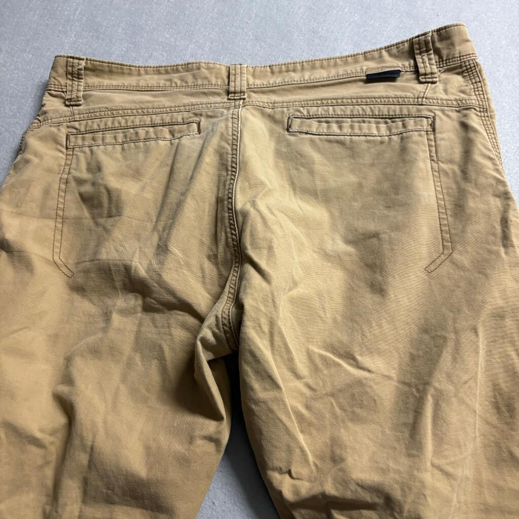 Wrangler ATG All Terrain Gear Pants Mens 36x27 Brown Canvas Utility Outdoor