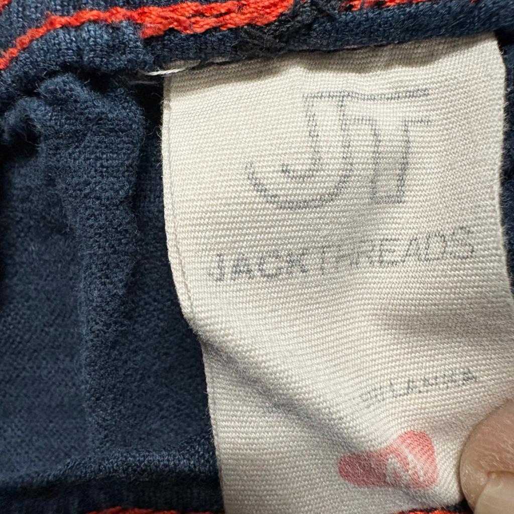 JackThreads Mens Jogger Pants Size M Navy Blue Cotton Drawstring Elastic Waist