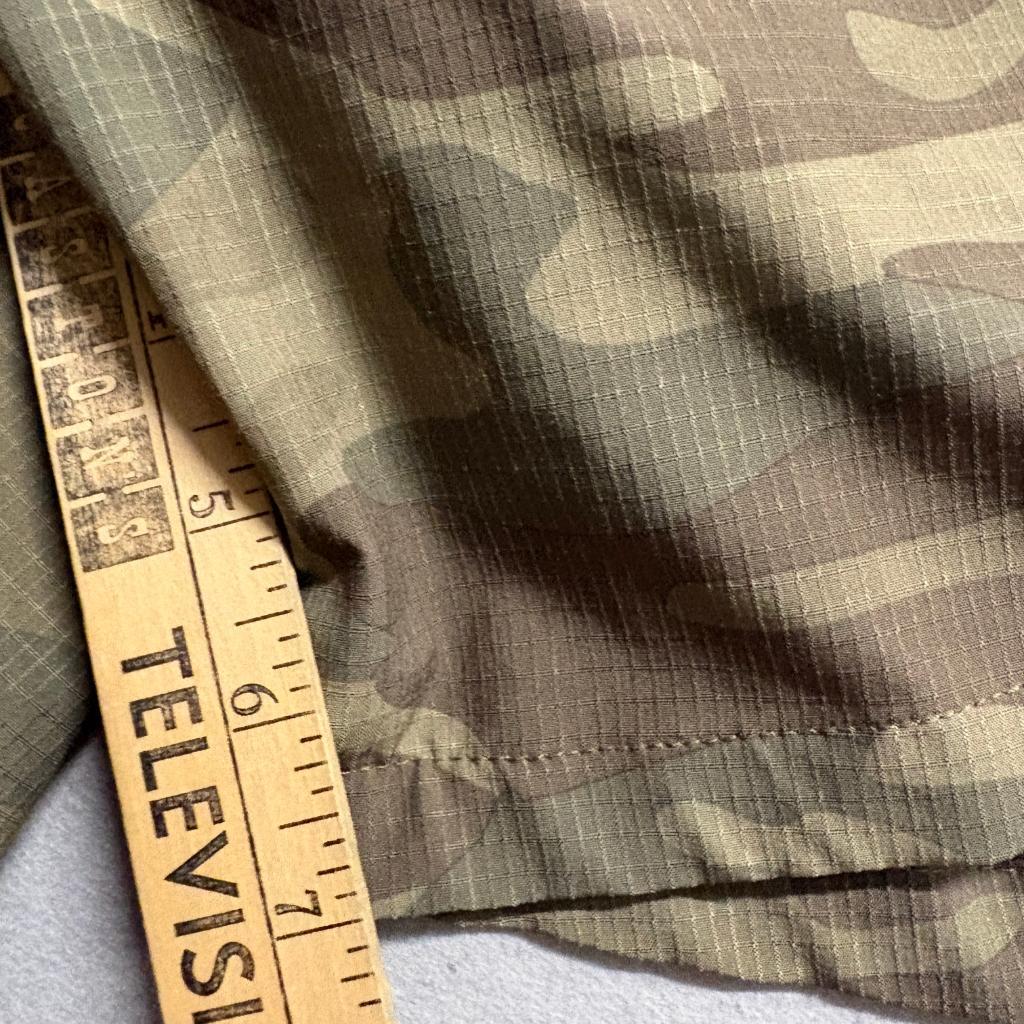 George Mens Camo Performance Utility Shorts Size 46 Green Camouflage Stretch