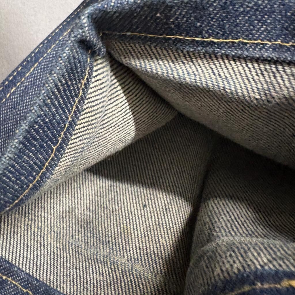 Vintage Rustler Jeans Mens 36x32 Blue Denim Straight Leg Workwear Made in CR
