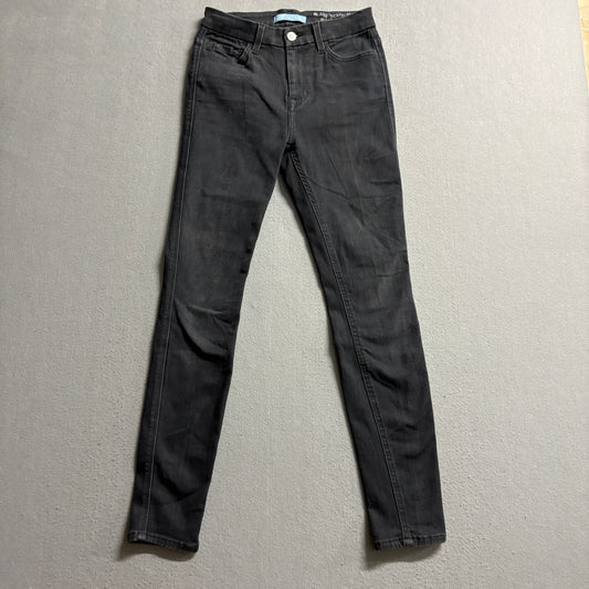 7 For All Mankind b(air) High Waist Ankle Skinny Jeans Womens Size 25 Black