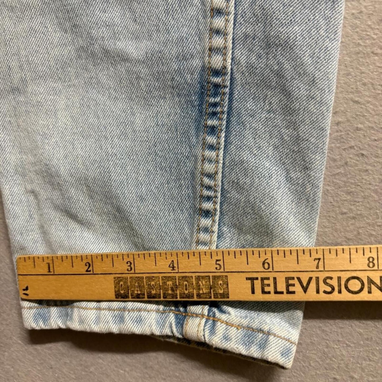 Eddie Bauer Vintage Mom Jeans Womens 6 Tall Light Wash High Rise Straight Leg