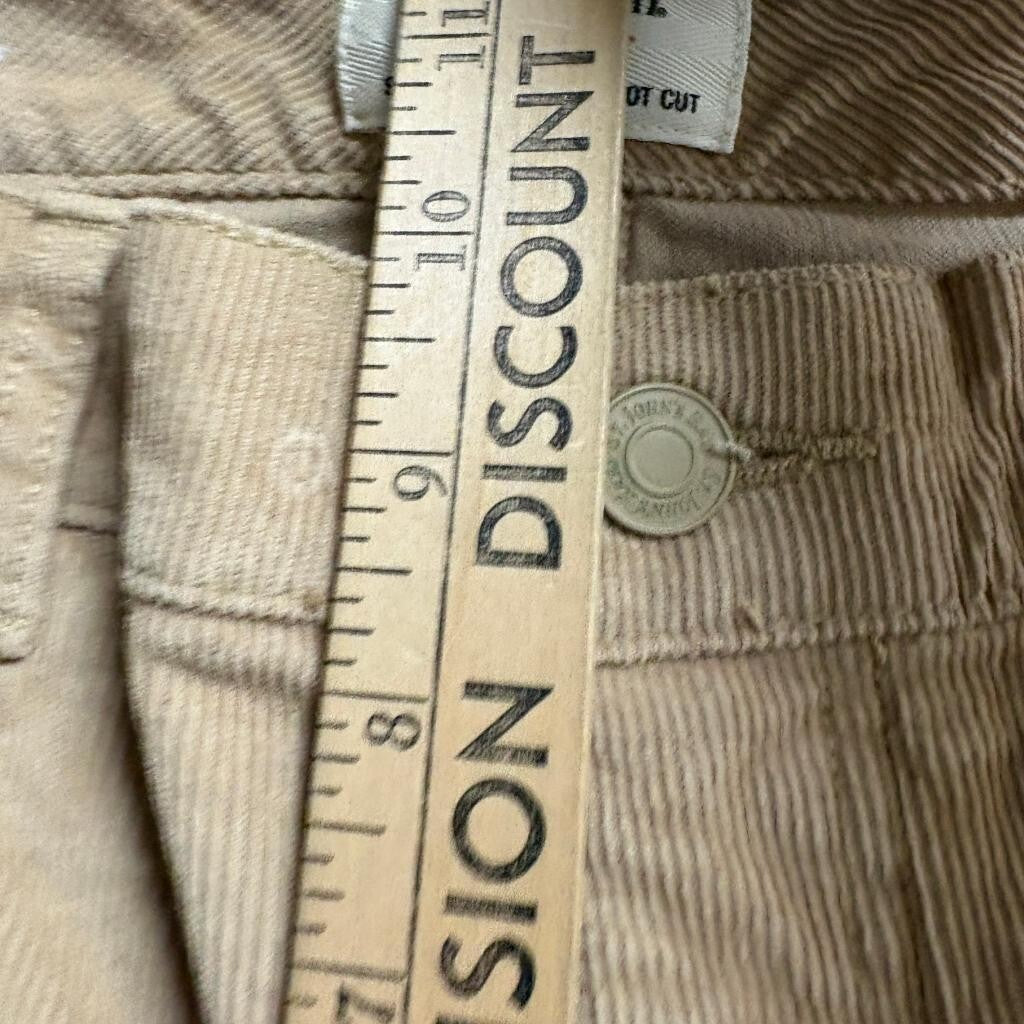 St. John's Bay Corduroy Pants Womens 8 Brown Secretly Slender Bootcut Mid Rise