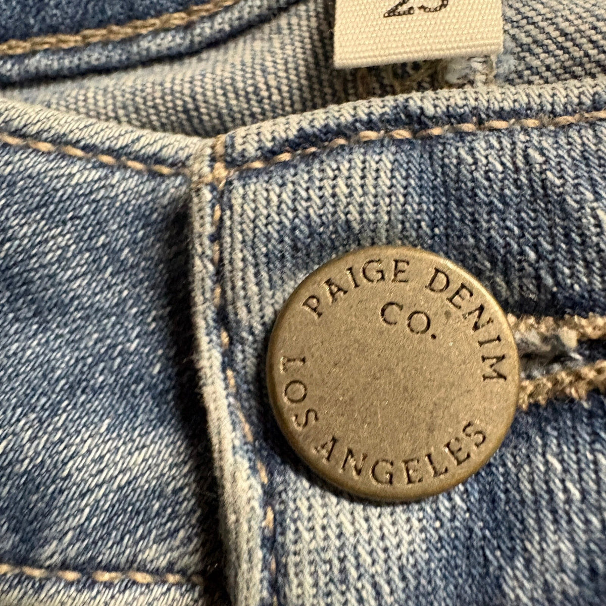 Paige Denim Skyline Skinny Jeans Womens Size 23 Blue Stretch Denim Pants