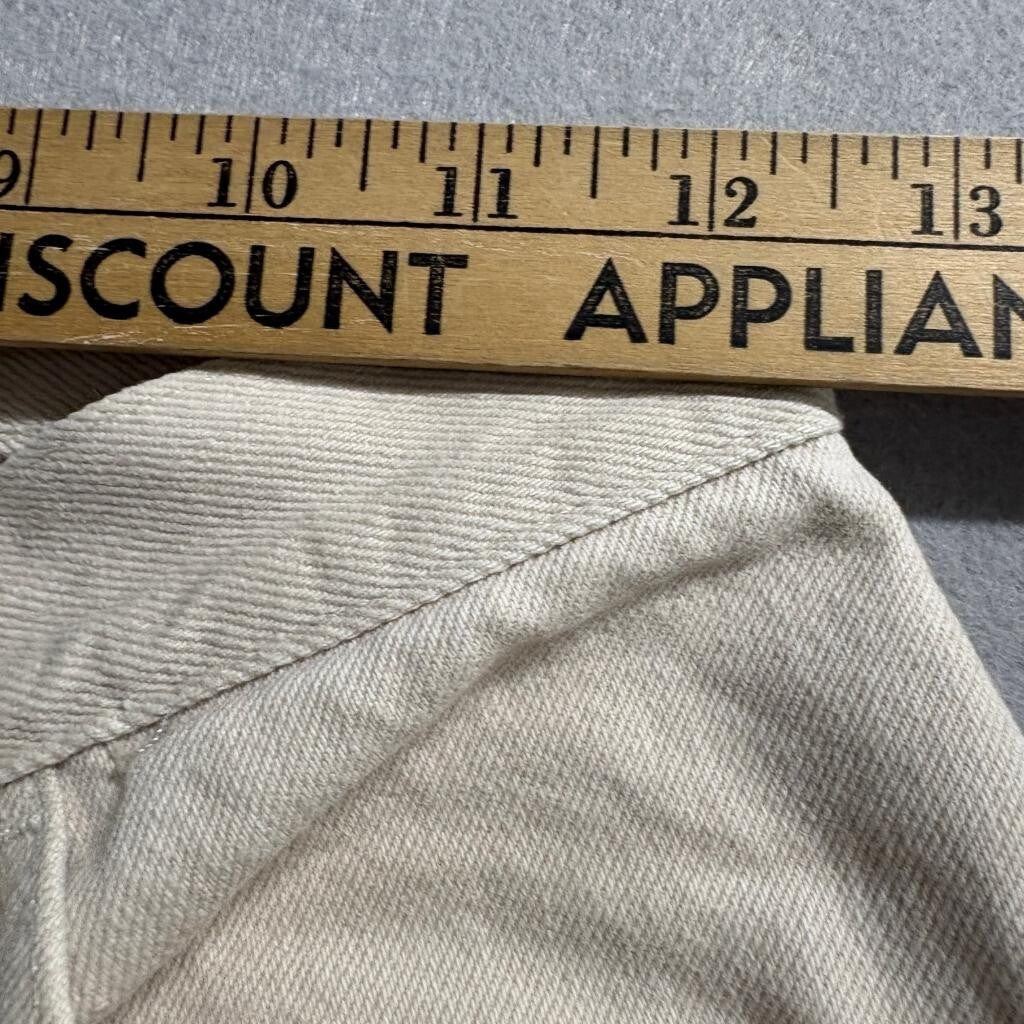 Vintage Wrangler for Women Jeans 8x29 Beige High Rise Tapered Mom Cotton Denim