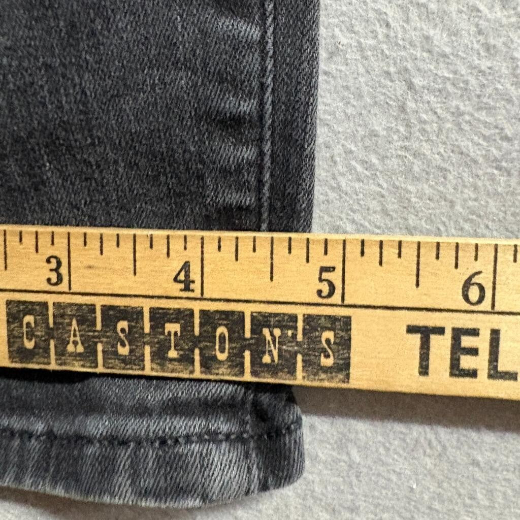 Madewell 10 High Rise Skinny Jeans Womens 26 Black Denim Stretch