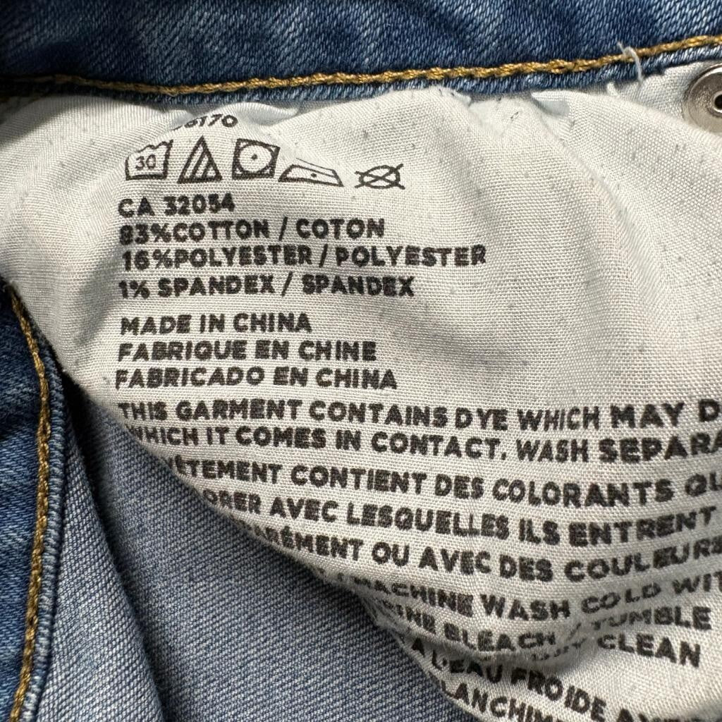 BDG High Rise Flare Jeans Womens 27x34 Blue Denim Urban Outfitters Stretch
