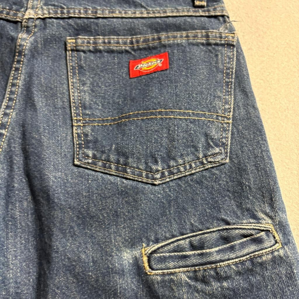 Dickies Regular Fit Carpenter Jeans Mens 30x30 Blue 100% Cotton Denim Workwear