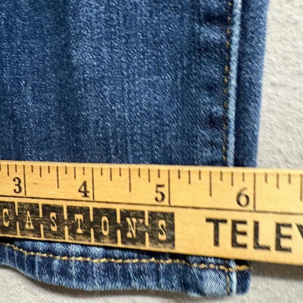 Levis 724 High Rise Straight Crop Jeans Womens Size 26 Blue Denim Stretch